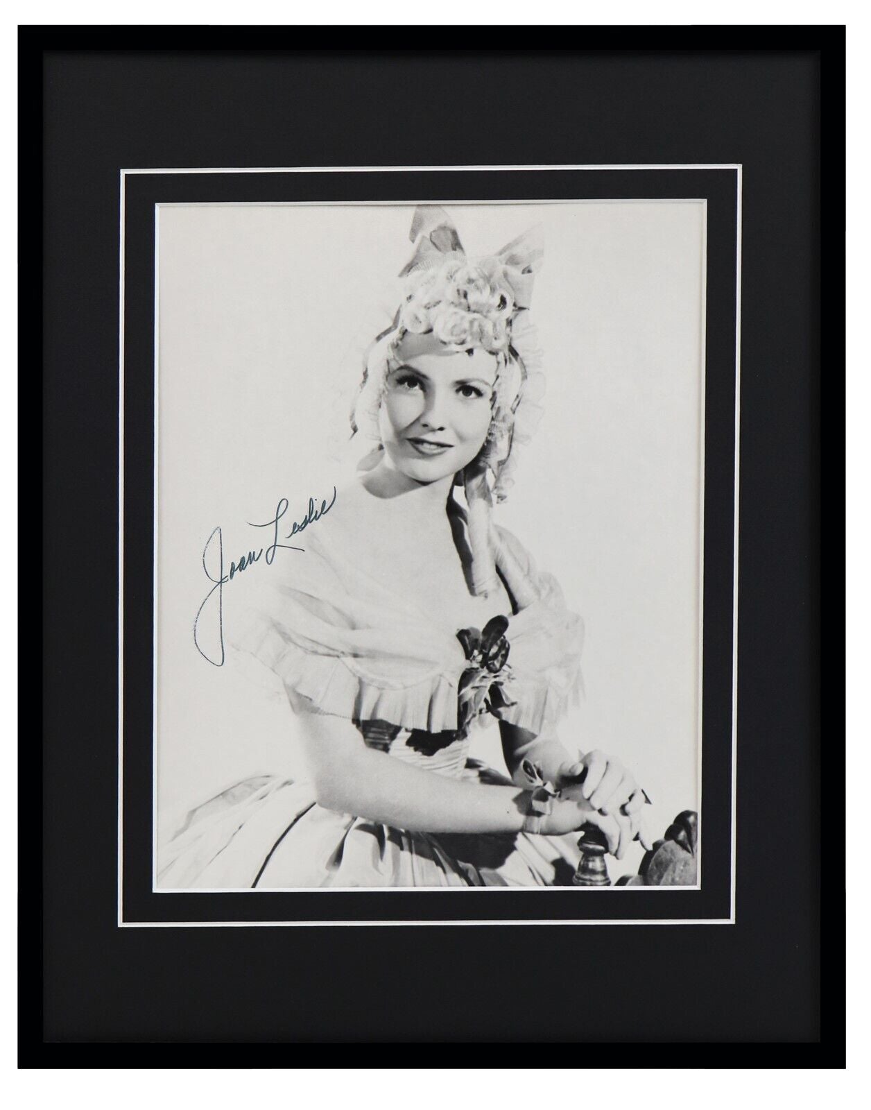 Joan Leslie Signed Framed 11x14 Photo Display JSA 