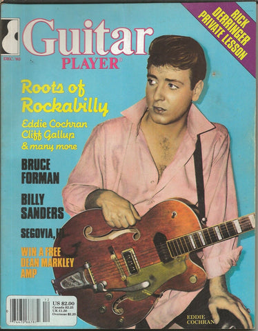 Guitar Player Magazine ORIGINAL Vintage Dec 1983 Eddie Cochran Cliff Gallup