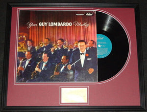 Guy Lombardo Signed Framed 1956 Your Medley Record Album Display 