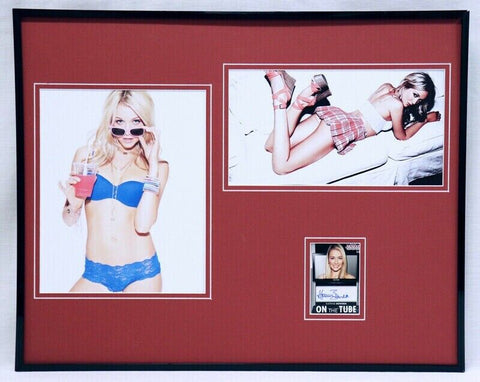 Katrina Bowden Signed Framed 16x20 Bikini Photo Display LEAF 30 Rock