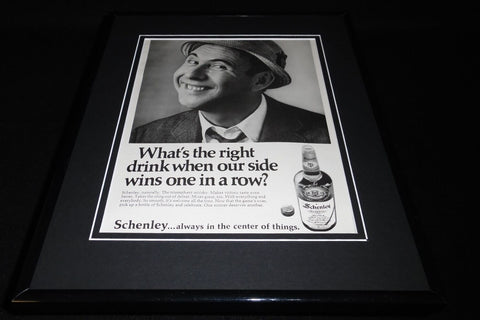 1967 Schenley Whiskey Framed 11x14 ORIGINAL Vintage Advertisement