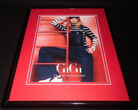 Gigi Hadid 2016 Tommy Hilfiger Framed 11x14 ORIGINAL Advertisement C