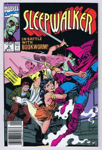 Sleepwalker #4 ORIGINAL Vintage 1991 Marvel Comics 