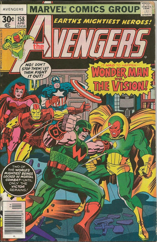 Avengers #158 ORIGINAL Vintage 1977 Marvel Comics 1st Graviton