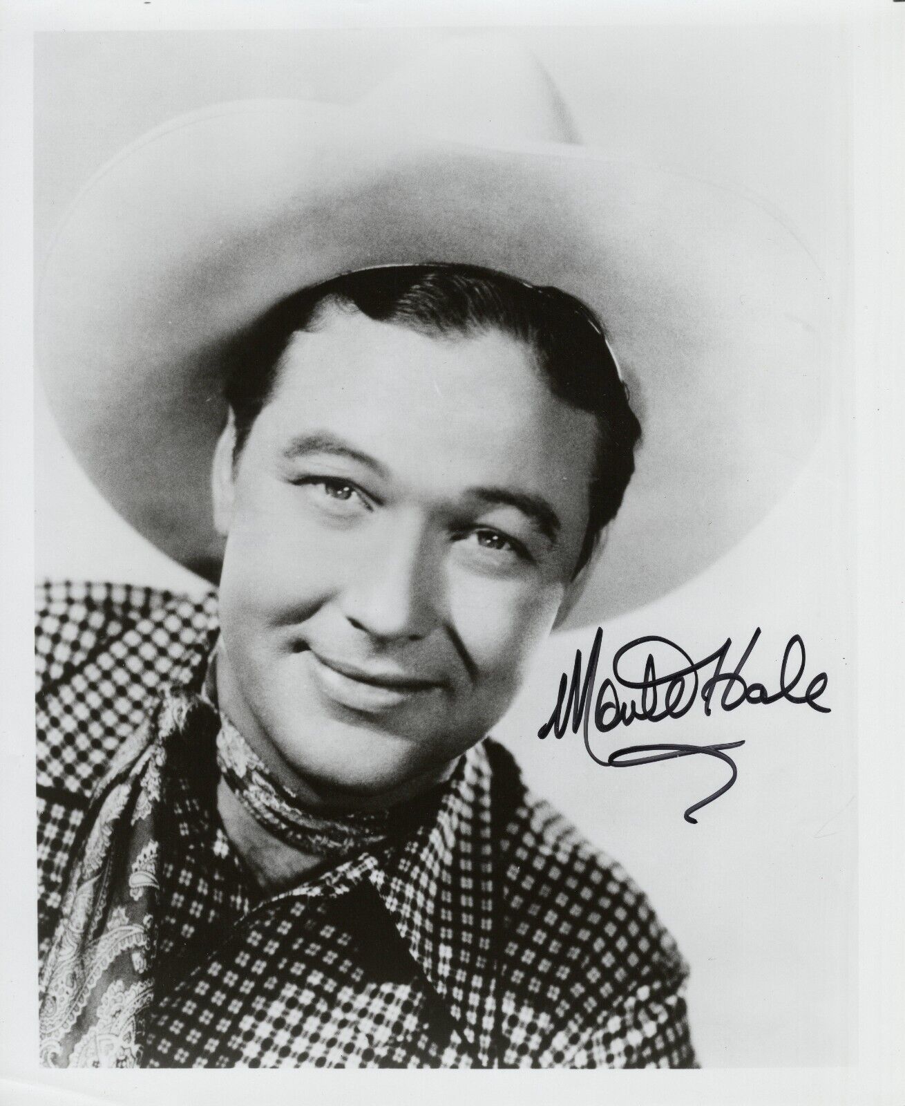 Monte Hale Signed 8x10 Photo