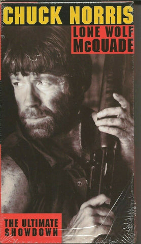 Lone Wolf McQuade VINTAGE VHS Cassette Chuck Norris