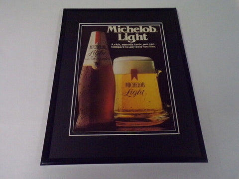 1982 Michelob Light Beer Framed 11x14 ORIGINAL Vintage Advertisement