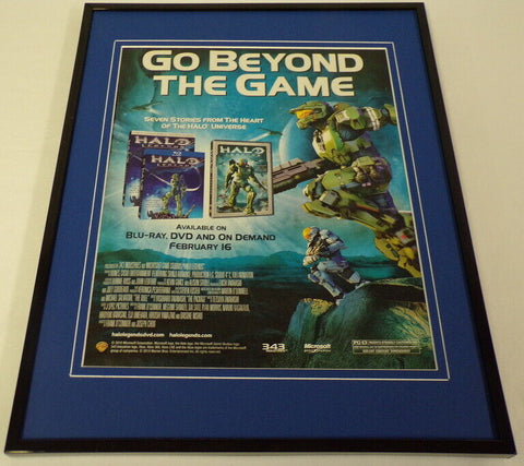 Halo Legends 2010 Framed 11x14 ORIGINAL Advertisement