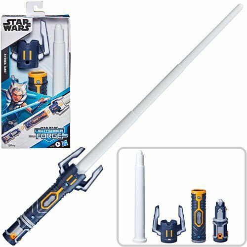 NEW 2021 Star Wars Lightsaber Forge Ahsoka Tano Extendable White Lightsaber