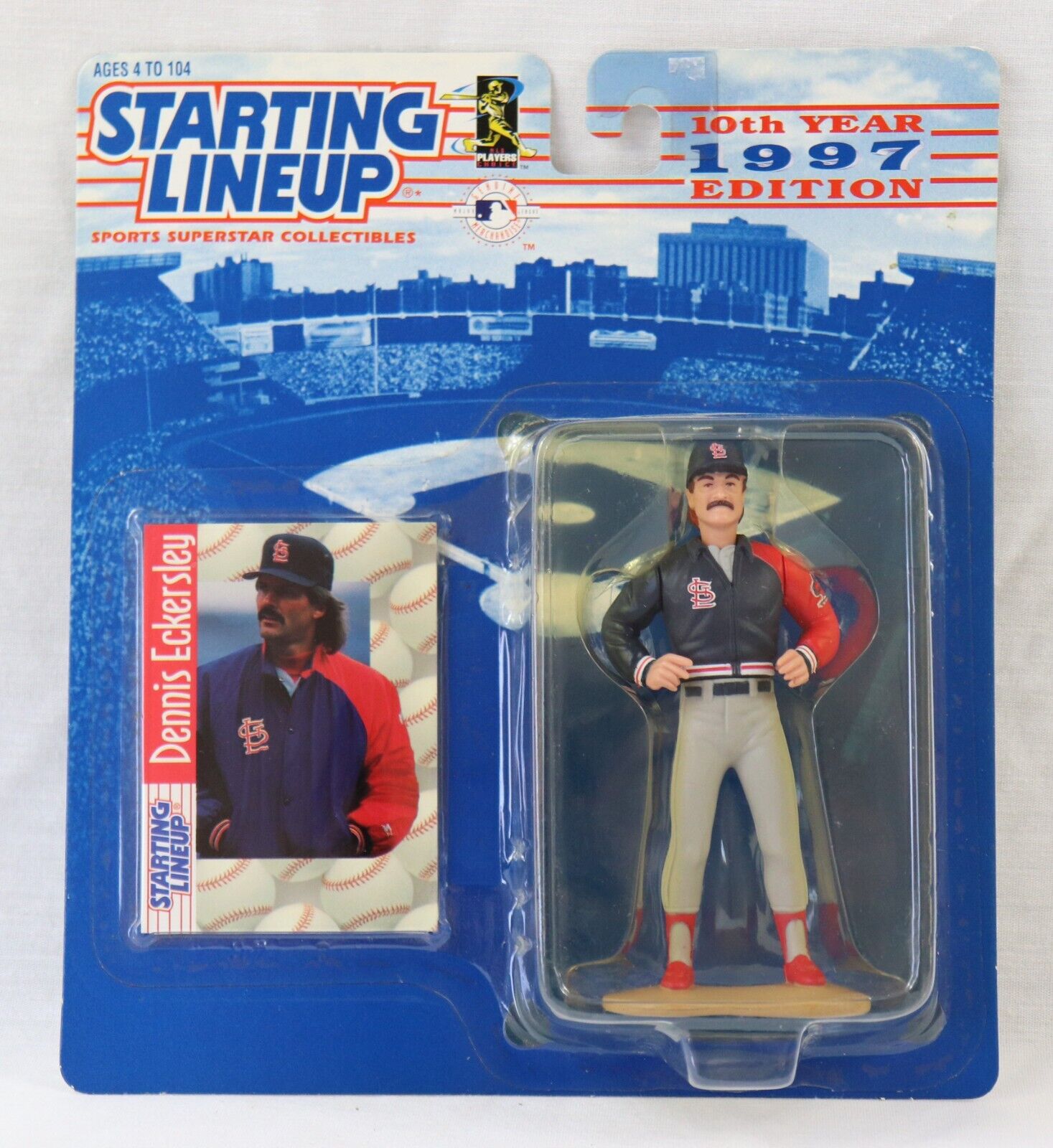 VINTAGE SEALED 1997 Starting Lineup SLU Figure Dennis Eckersley Cardinals Eck