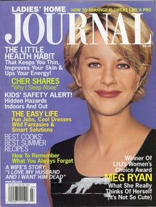 VINTAGE July 1999 Ladies Home Journal Magazine Meg Ryan