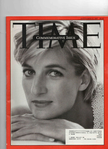 VINTAGE Sep 15 1997 Time Magazine Princess Diana of Wales Memorial