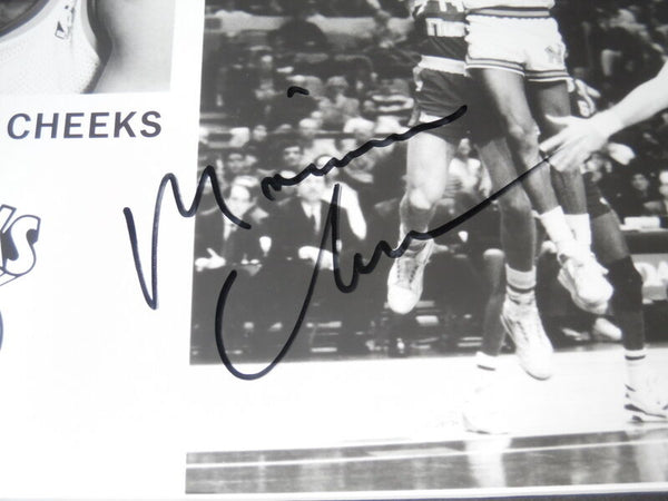 Maurice Cheeks Signed Framed 11x14 Photo Display Knicks 76ers