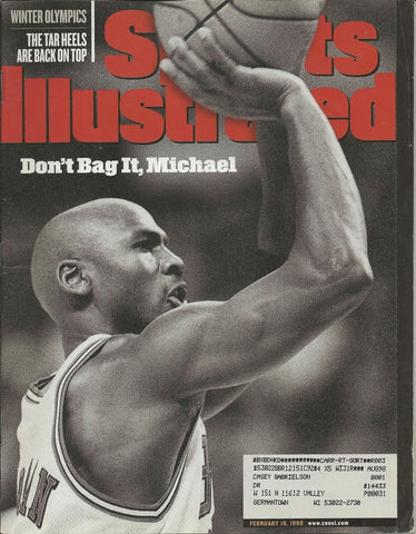 ORIGINAL Vintage February 16 1998 Sports Illustrated Magazine Michael Jordan