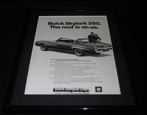 1972 Buick LeSabre Framed 11x14 ORIGINAL Vintage Advertisement