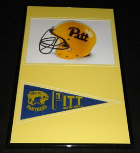 Pitt Panthers Framed 11x17 Photo & Pennant Display