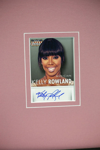 Kelly Rowland 16x20 Signed Framed Photo & Simply Deep CD Display PANINI