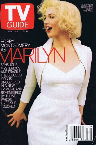 ORIGINAL Vintage May 12 2001 TV Guide No Label Poppy Montgomery Marilyn Monroe