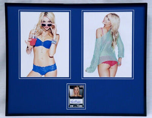 Katrina Bowden Signed Framed 16x20 Lingerie Photo Set PANINI 30 Rock