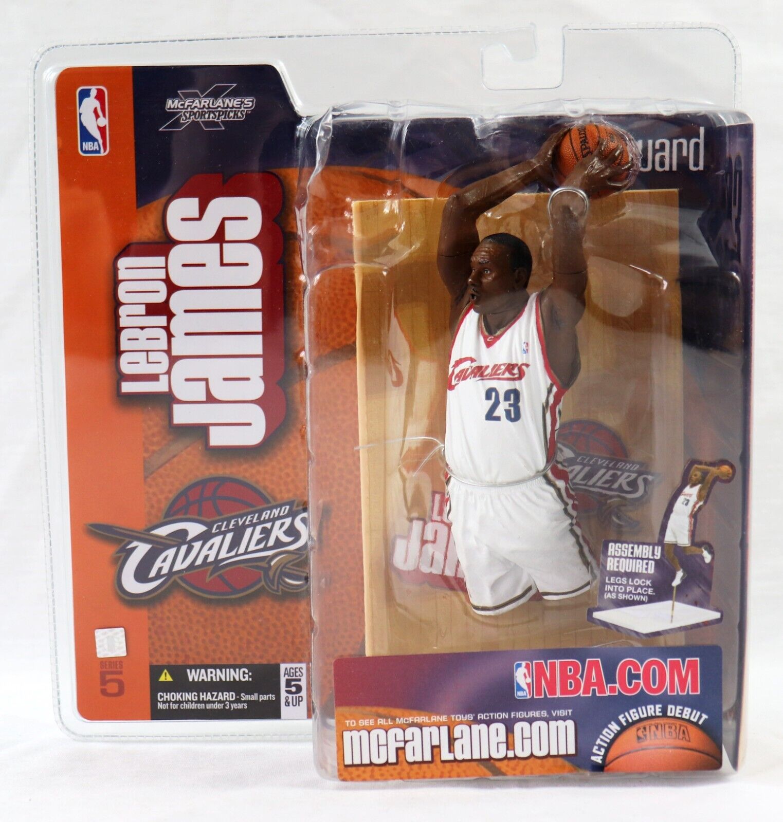 VINTAGE SEALED 2003 McFarlane Series 5 Lebron James Rookie Action Figure