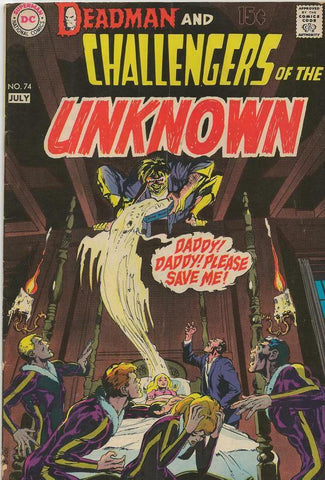 Challengers of the Unknown #74 ORIGINAL Vintage 1970 DC Comics Neal Adams