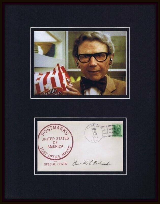 Orville Redenbacher Popcorn King Signed Framed 11x14 Photo Display JSA