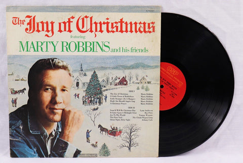 VINTAGE Marty Robbins Joy of Christmas LP Vinyl Record Album C11087