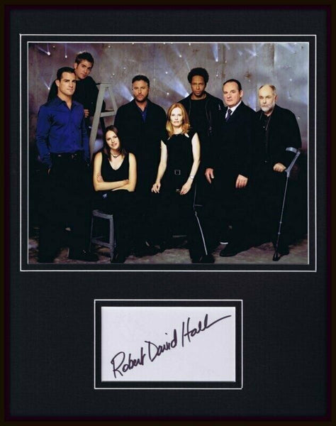 Robert David Hall Signed Framed 11x14 Photo Display CSI w/ cast