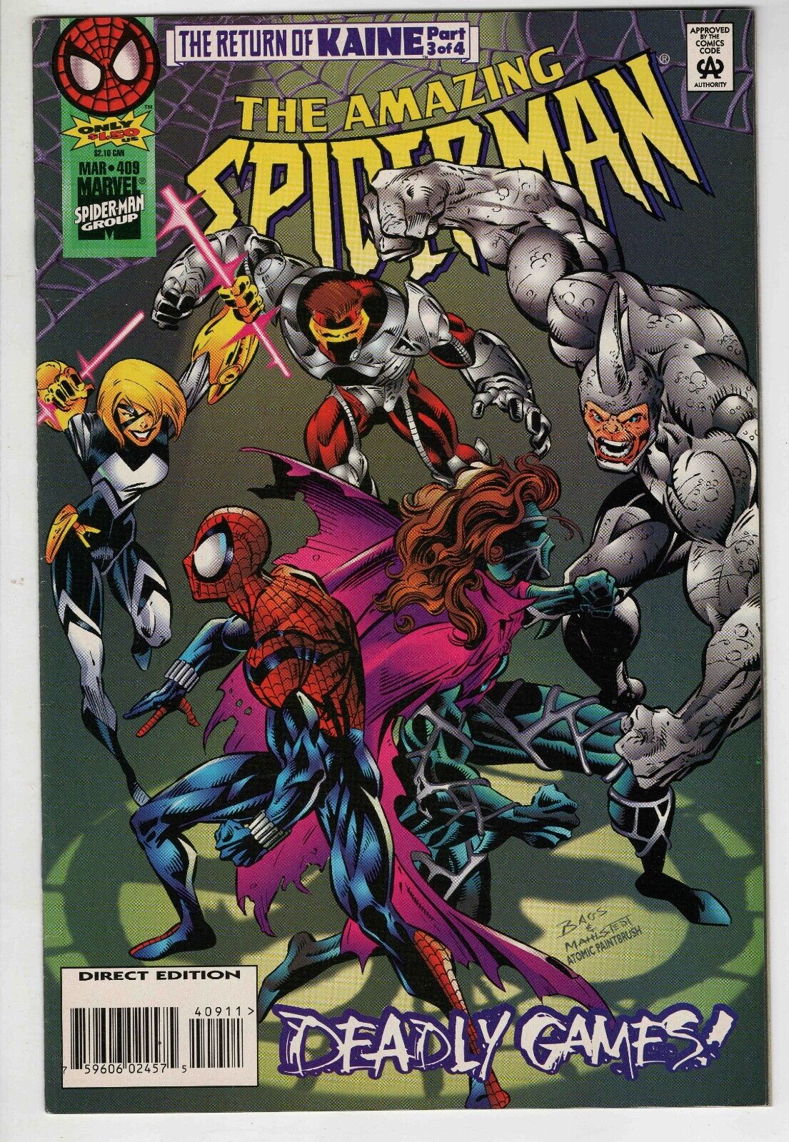 Amazing Spider-Man #409 VINTAGE 1996 Marvel Comics