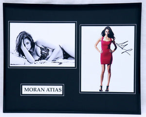 Moran Atias Signed Framed 16x20 Lingerie Photo Set AW Tyrant