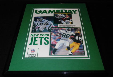 Al Toon Framed 11x14 ORIGINAL 1989 NY Jets at Miami Dolphins Program Cover