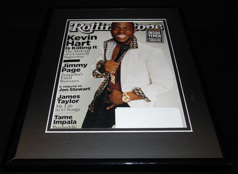 Kevin Hart Framed 11x14 ORIGINAL 2015 Rolling Stone Magazine Cover 