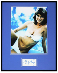 Cheryl Tiegs Signed Framed 16x20 Bikini Photo Poster Display