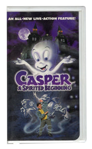 Casper A Spirited Beginning VINTAGE VHS Cassette in Clamshell Case