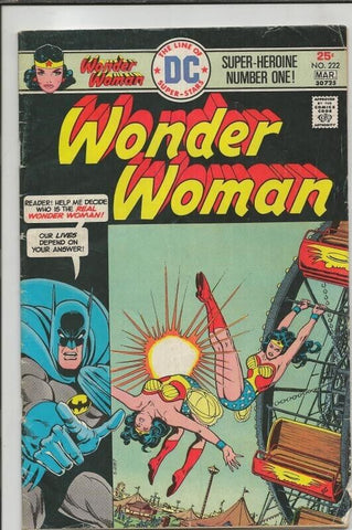 Wonder Woman #222 ORIGINAL Vintage 1976 DC Comics Batman