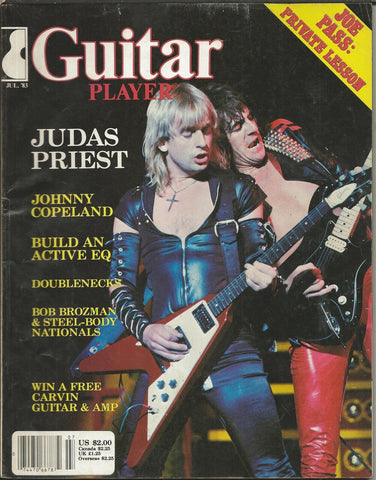 Guitar Player Magazine ORIGINAL Vintage July 1983 Judas Priest