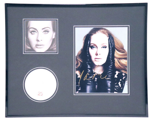 Adele Signed Framed 16x20 25 CD & Photo Display 