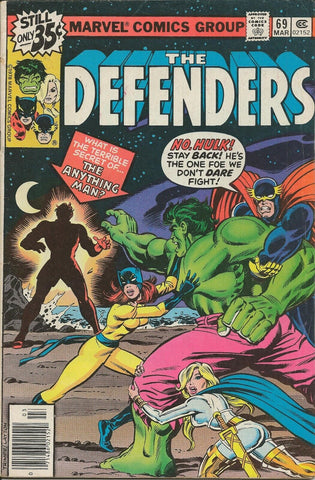 Defenders #69 ORIGINAL Vintage 1979 Marvel Comics Hulk Anything Man