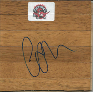 Jose Calderon Signed 6x6 Floorboard Raptors