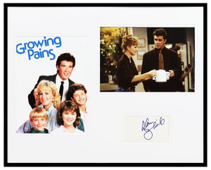 Alan Thicke Signed Framed 16x20 Photo Set Growing Pains w/ cast