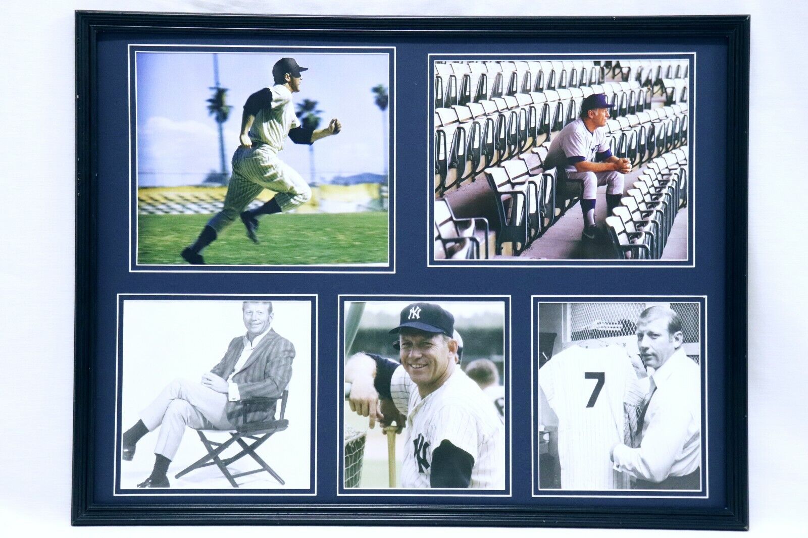 Mickey Mantle Framed 18x24 Photo Set NY Yankees