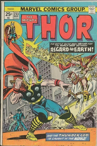 Thor #233 ORIGINAL Vintage 1975 Marvel Comics 