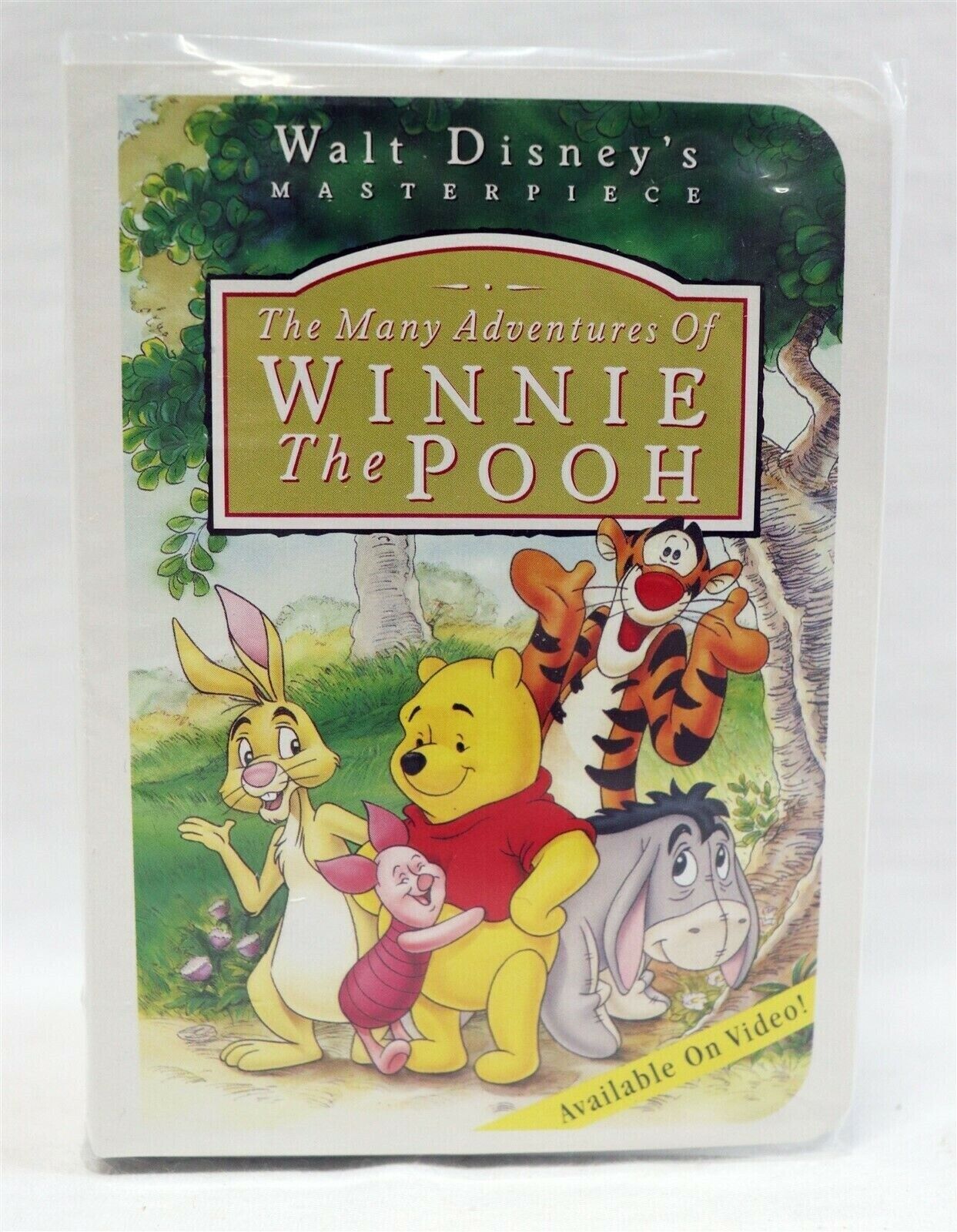 VINTAGE SEALED 1996 McDonald's Winnie the Pooh Mini VHS Box + Figure Set