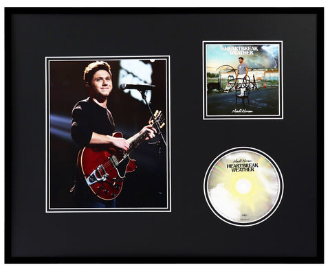 Niall Horan Signed Framed 16x20 Heartbreak Weather CD & Photo Set JSA