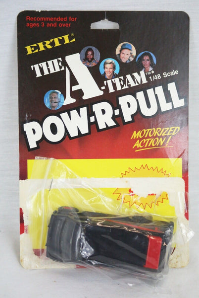 VINTAGE 1983 Ertl Pow-R-Pull A-Team 1:48 Scale Diecast Van