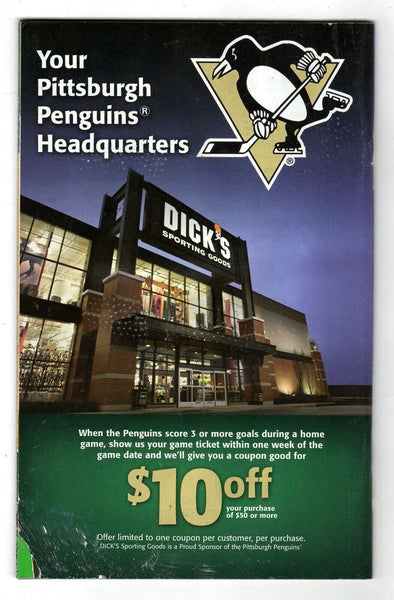 2009 Stanley Cup Game 5 Pittsburgh Penguins vs Detroit Program 2-1 Win