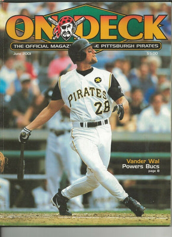 ORIGINAL Vintage June 2001 Pirates On Deck Magazine John Vander Wal