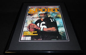 Jim Plunkett Framed 11x14 ORIGINAL 1981 Sport Magazine Cover Raiders