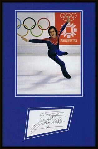 Scott Hamilton Signed Framed 11x17 Photo Display JSA