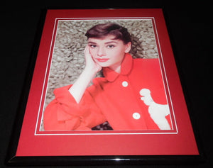 Audrey Hepburn Poodle Sweater Framed 11x14 Photo Display